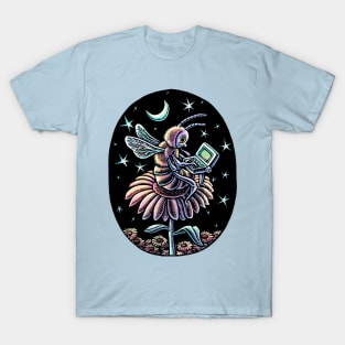 Bee Working at Night T-Shirt